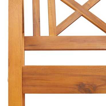 vidaXL Πάγκος Κήπου 150x55.5x90cm Μασίφ Ξύλο Ακακίας