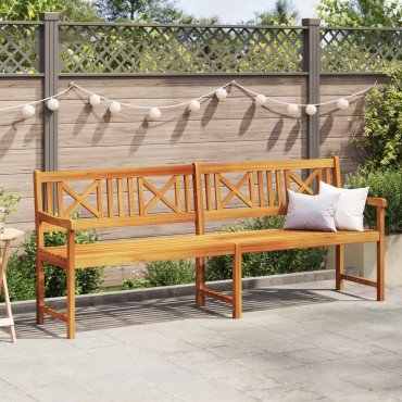 vidaXL Παγκάκι Κήπου 220x56x90cm Μασίφ ξύλο ακακίας 1 τεμ.