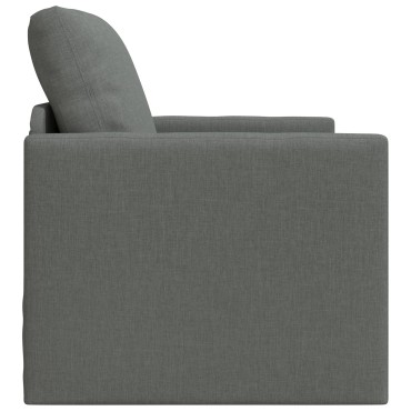 vidaXL Κρεβάτι καναπές Σκούρο Γκρι ύφασμα 74x77x81cm