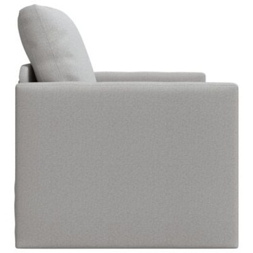 vidaXL Καναπές Κρεβάτι 2 σε 1 Συννεφί Γκρι 74x77x81cm Υφάσματος 1 τεμ. Γωνιακός