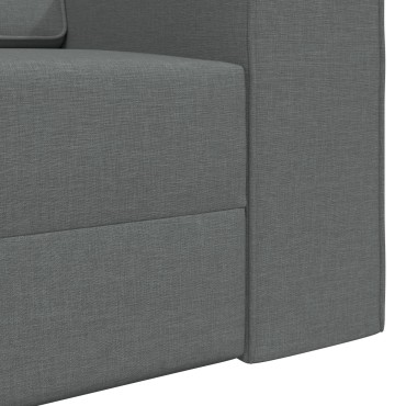 vidaXL Κρεβάτι καναπές Σκούρο Γκρι 245x78x77cm ύφασμα