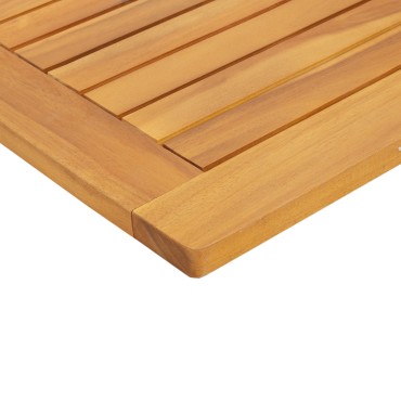 vidaXL Επιφάνεια τραπεζιού 80x40x2,2cm μασίφ ξύλο acacia