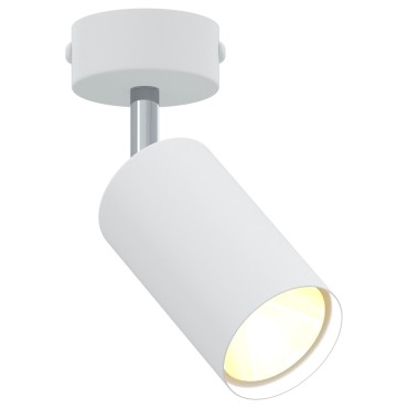 vidaXL Σποτ οροφής με προβολείς Λευκό 6 x 6 x 16 εκ. Μέταλλο