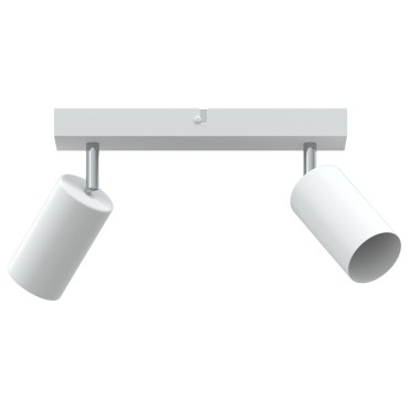 vidaXL Φωτιστικό Οροφής 2 Way Adjustable White GU10