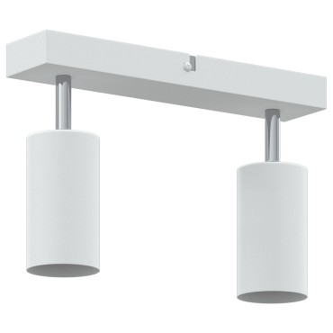 vidaXL Φωτιστικό Οροφής 2 Way Adjustable White GU10