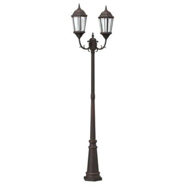 vidaXL Φωτιστικό Κήπου Μπρονζέ 68 x 20 x 235 εκ Αλουμίνιο και Γυαλί