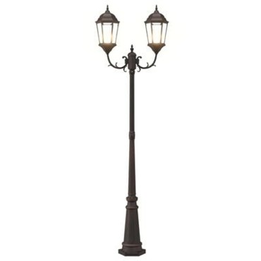 vidaXL Φωτιστικό Κήπου Μπρονζέ 68 x 20 x 235 εκ Αλουμίνιο και Γυαλί
