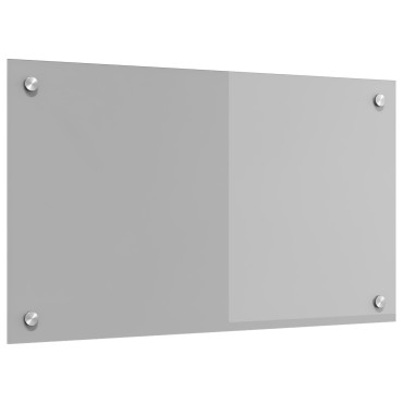 vidaXL Φωτιστικό Πίσω Θερμικό Γκρι 70x40x0,6 εκ Σκληρυμένο Γυαλί