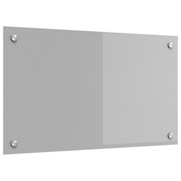 vidaXL Φωτιστικό Πίσω Θερμικό Γκρι 70x40x0,6 εκ Σκληρυμένο Γυαλί
