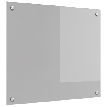 VidaXL Φωτιστικό κουζίνας Ανοιχτό Γκρι 70x60x0,6 εκ. Σκληρυμένο Γυαλί