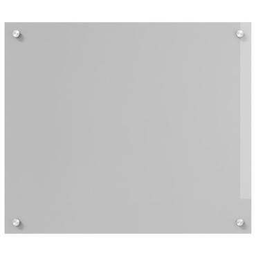 VidaXL Φωτιστικό κουζίνας Ανοιχτό Γκρι 70x60x0,6 εκ. Σκληρυμένο Γυαλί