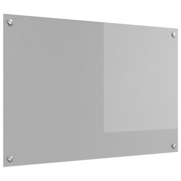 vidaXL Φωτιστικό Κουζίνας Ανοιχτό Γκρι 90x60x0,6 εκ. Σκληρυμένο Γυαλί