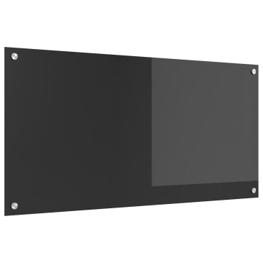vidaXL Κουζινοπίνακας Σκούρο Γκρι 100x50x0,6 εκ. Σκληρυμένο Γυαλί