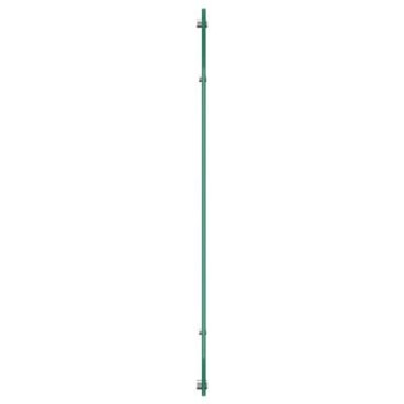 vidaXL Κουζίνα με Πλακάκια Λευκή 120x60x0,6 εκ Κατεργασμένο Γυαλί