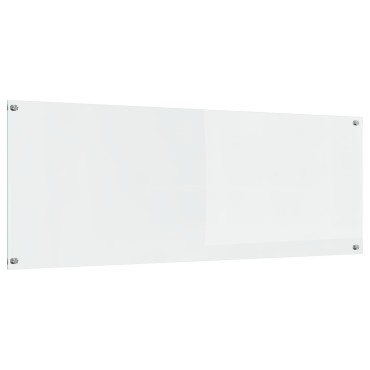 vidaXL Κουζινοκάγκελο Διάφανο 110x40x0.6 εκ Σκληρυμένο Γυαλί