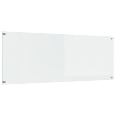 vidaXL Κουζινοκάγκελο Διάφανο 110x40x0.6 εκ Σκληρυμένο Γυαλί