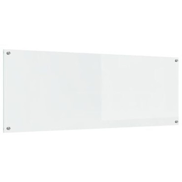 vidaXL Κουζινοκάγκελο Διάφανο 110x40x0.6 εκ Σκληρυμένο Γυαλί