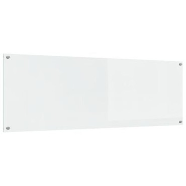 vidaXL Πλακάκι Κουζίνας Διαφανές 120x40x0,6 εκ. Θερμάνθικτο Γυαλί