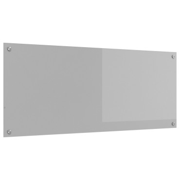 vidaXL Φωτιστικό Πίσω Κουζίνας Ανοιχτό Γκρι 120x50x0,6 εκ από ανθεκτικό στη θερμότητα γυαλί