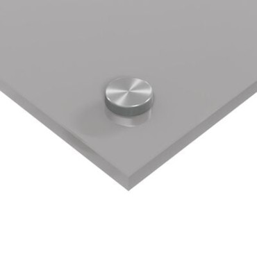 vidaXL Φωτιστικό Πίσω Κουζίνας Ανοιχτό Γκρι 120x50x0,6 εκ από ανθεκτικό στη θερμότητα γυαλί