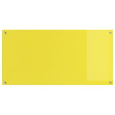 vidaXL Πλάτη Κουζίνας Κίτρινο 120x60x0,6 εκ. Θερμοσκληρυνμένο Γυαλί