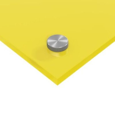 vidaXL Πλάτη Κουζίνας Κίτρινο 120x60x0,6 εκ. Θερμοσκληρυνμένο Γυαλί