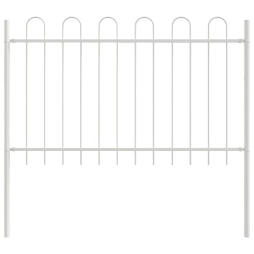 vidaXL Φράχτης Κήπου BOXTEL Λευκό 170x3,4x130cm
