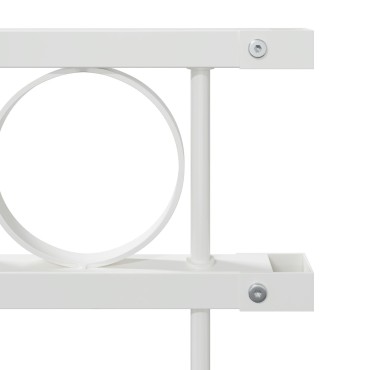 vidaXL Στοιχείο Φράχτη ASSEN 170x150cm Ατσάλι Λευκό