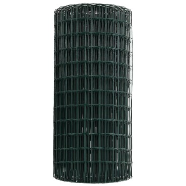 vidaXL Euro Φράχτης Πράσινος 0.4x50 μ Χάλυβας 5000x0.2x40cm