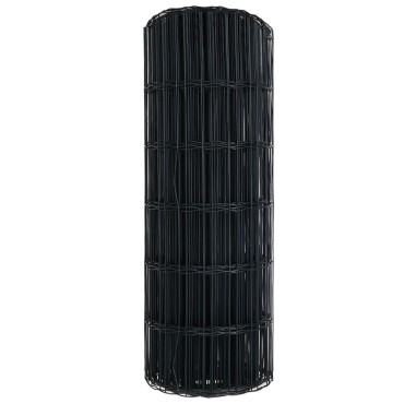 vidaXL Ευρωπαϊκός Φράκτης Γκρι 0.4x10 μ Σίδηρος 1000x0.2x40cm