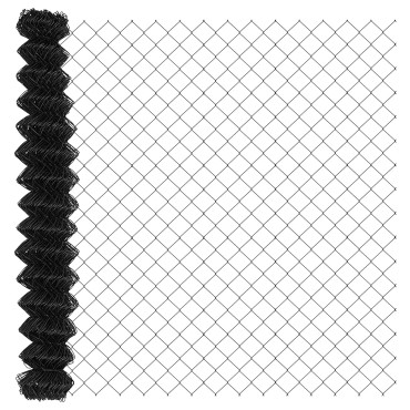 vidaXL Φράχτης Αλυσίδας Γκρι 1.5x10 μ Χάλυβα 1000x0.26x150cm