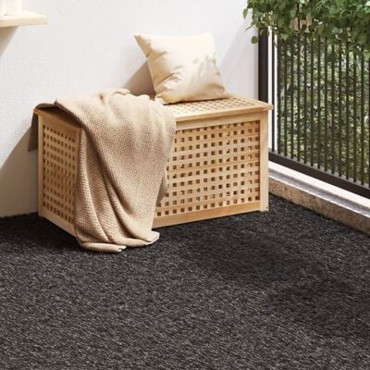 vidaXL Τεχνητό Γκαζόν Μαύρο 1x15 μ 30 χλστ