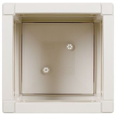 vidaXL Γλάστρα Κήπου Λευκή 36x36x35 εκ. PP