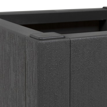vidaXL Γλάστρα Κήπου Σκούρο Γκρί 36x36x35 εκ. PP