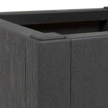 vidaXL Γλάστρα Κήπου Σκούρο Γκρί 36x36x35 εκ. PP