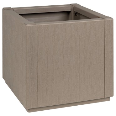 vidaXL Γλάστρα Κήπου Καφέ 36x36x35 εκ PP
