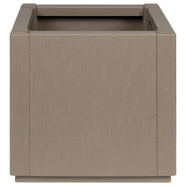 vidaXL Γλάστρα Κήπου Καφέ 36x36x35 εκ PP