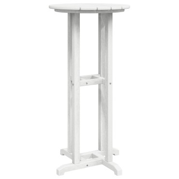 vidaXL Τραπέζι Μπαρ Λευκό 55x55x107cm 1 τεμ.