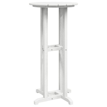 vidaXL Τραπέζι Μπαρ Λευκό 55x55x107cm 1 τεμ.