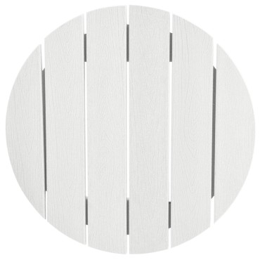 vidaXL Τραπέζι Μπαρ Λευκό 55x55x107cm 1 τεμ.