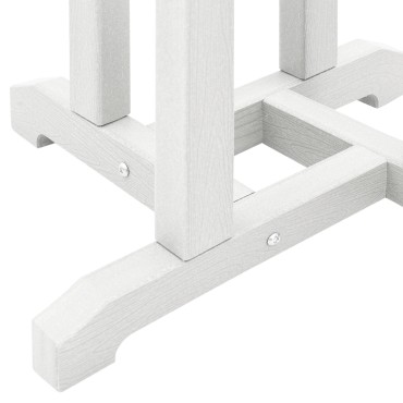 vidaXL Τραπέζι Μπαρ Λευκό 55x55x107cm 1 τεμ.