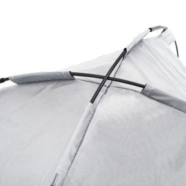 vidaXL Κρεβάτι Σκύλου Ασημί Γκρι 62 x 48 x 61 εκ. Ατσάλι