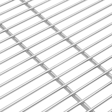 vidaXL BBQ Grill Grate Ασημί Ø57 εκ. Ανοξείδωτο ατσάλι