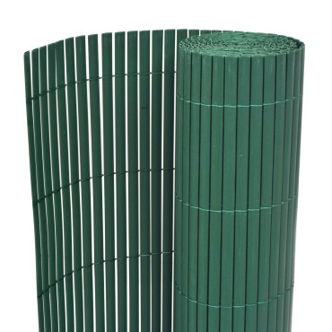 vidaXL Κήπος Φράκτης Διπλής Όψης Πράσινο 1,5x3 μ PVC 150x300cm