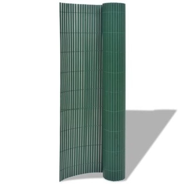 vidaXL Κήπος Φράκτης Διπλής Όψης Πράσινο 1,5x3 μ PVC 150x300cm