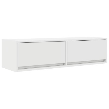 vidaXL Ντουλάπι Τηλεόρασης Λευκό 100x31x25,5cm Επεξεργασμένο Ξύλο