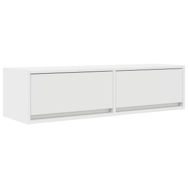 vidaXL Ντουλάπι Τηλεόρασης Λευκό 100x31x25,5cm Επεξεργασμένο Ξύλο