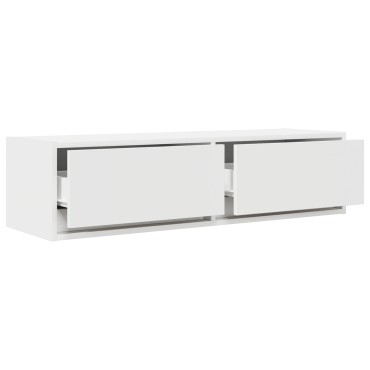 vidaXL Ντουλάπι Τηλεόρασης Λευκό 100x31x25,5cm Επεξεργασμένο Ξύλο
