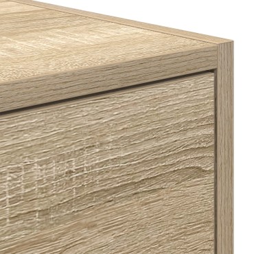 vidaXL Κομοδίνο ΤV Σομιέ Καρυδιά 100x31x25,5cm Επεξεργασμένου Ξύλου
