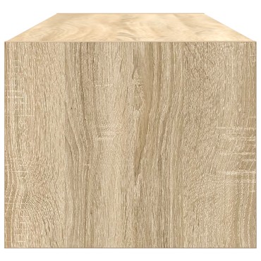 vidaXL Κομοδίνο ΤV Σομιέ Καρυδιά 100x31x25,5cm Επεξεργασμένου Ξύλου